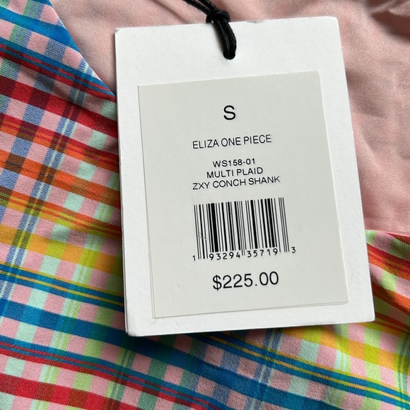 Onia | Eliza Multi Plaid One-Piece Swimsuit - Picture 6 of 8